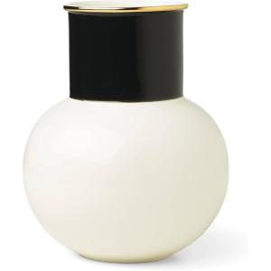 Kate Spade New York Make It Pop Neutral White & Black Bouquet Vase(White/Black)