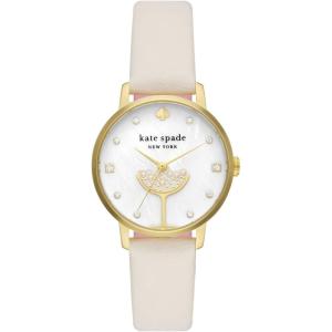 Kate Spade New York Metro Women’s Watch with Stainless Steel Bracelet or Leather Band; Novelty Women’s Watch(Bubbly)