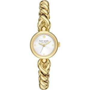 Kate Spade New York Monroe Jewelry-Inspired Women’s Watch with Stainless Steel Bracelet(Gold Twist)