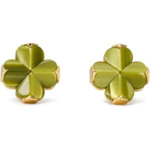 Kate Spade New York Spade Flower Stud Earrings(Light Green)