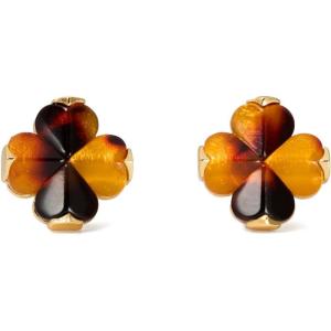 Kate Spade New York Spade Flower Stud Earrings(Tortoise)