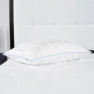 Kate Spade New York Ultra Cooling Pillow 20″ x 36″, 300 Thread Count Pillow with Moisture Wicking Technology, Ideal for All Sleep Positions, King, White(Queen)