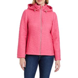 Kate Spade New York Water-Resistant Midweight Quilted Jacket(Watermelon Pink)