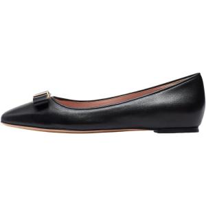 Kate Spade New York Womens Bowdie Ballet Flat(Black)