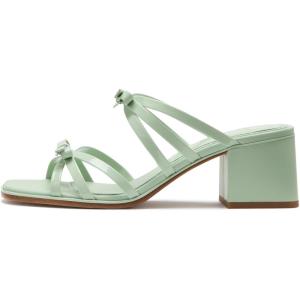 Kate Spade New York Womens Carolina Heel Sandal(Pistachio Ice)