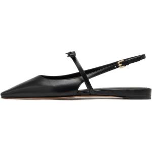 Kate Spade New York Womens Carolina Slingback Flat(Black)