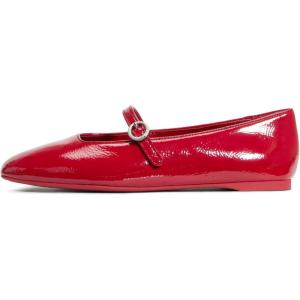 Kate Spade New York Womens Halo Maryjane Flat(Dark Scarlet)