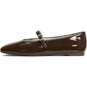 Kate Spade New York Womens Halo Maryjane Flat(Hot Fudge)