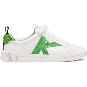 Kate Spade New York Women’s K as in Kate Signature Court Sneakers(True White/Ks Green)