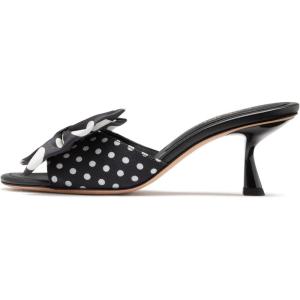 Kate Spade New York Womens Rue Pump(Black/Cream Multi)