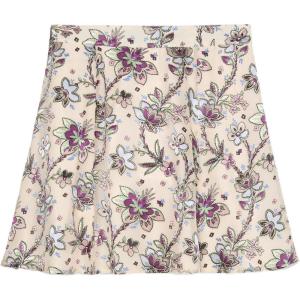 Kate Spade New York Womens Satin Devore Mini Skirt(Parchment)