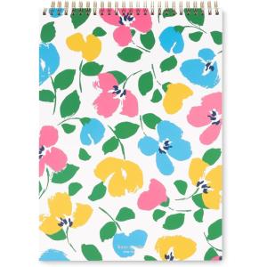 STEEL MILL AND CO. kate spade new york Large College Ruled Notebook, Top Spiral Notebook with 160 Pages, 11.75″ x 8.5″ Writing Pad, Painterly Bouquet