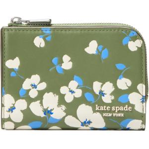 kate spade new york Devin Small Compact Wallet(Floral Cedar Stand)