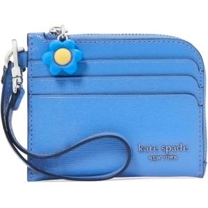 kate spade new york Devin(Sailing Blue With Flower Zipper Pull)