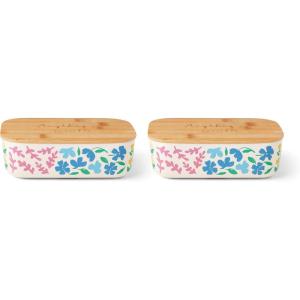 kate spade new york Floral Fields Container With Lid, Set of 2(Container)