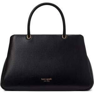kate spade new york Grace Fine Grain Leather Satchel(Black)