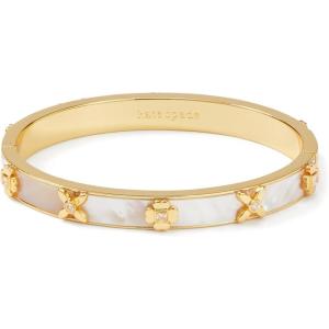 kate spade new york Heritage Bloom Hinged Bangle(Cream/Gold)