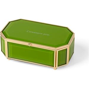 kate spade new york I Treasure You Pink Jewelry Box(Green)