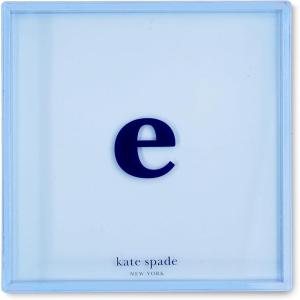 kate spade new york Initial Decorative Initial Tray, Personalized Acrylic Vanity Letter Tray, Just Mine (K)(E)