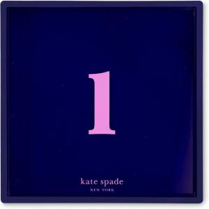 kate spade new york Initial Decorative Initial Tray, Personalized Acrylic Vanity Letter Tray, Just Mine (K)(L)