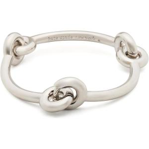 kate spade new york Interlock Bangle(Silver)