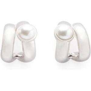 kate spade new york Keep Sparkling Huggies(Clear/Silver Double Huggies)