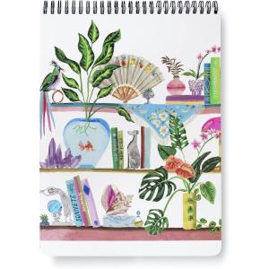 kate spade new york Large College Ruled Notebook, Top Spiral Notebook with 160 Pages, 11.75″ x 8.5″ Writing Pad, Paint by Numbers(Bookshelf)