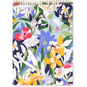 kate spade new york Large College Ruled Notebook, Top Spiral Notebook with 160 Pages, 11.75″ x 8.5″ Writing Pad, Paint by Numbers(Paint by Numbers)