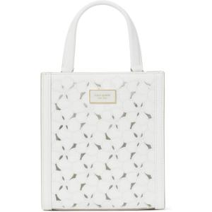kate spade new york Manhattan Mini Tote Bag(Leather Eyelet True White)