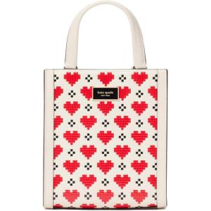 kate spade new york Manhattan Mini Tote Bag(Pixel Heart Cream)