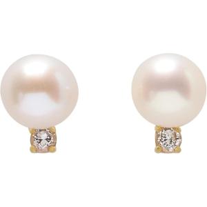 kate spade new york Meant To Be Fine Jewelry Earrings(Gold/Pearl Diamond Studs)