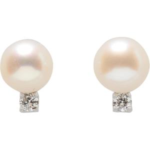 kate spade new york Meant To Be Fine Jewelry Earrings(Silver/Pearl Diamond Studs)