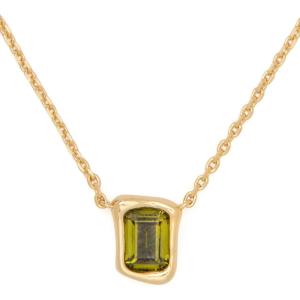kate spade new york Molten Glass Pendant(Green/Gold)