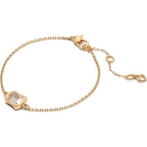kate spade new york Molten Glass Solitaire Bracelet(Clear/Gold)