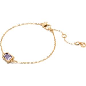 kate spade new york Molten Glass Solitaire Bracelet(Light Amethyst)