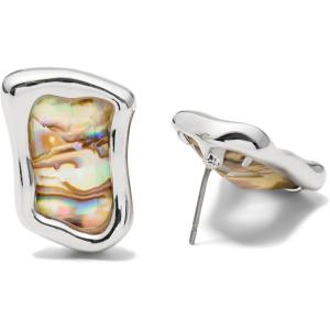 kate spade new york Molten Glass Statement Studs(Abalone/Silver)
