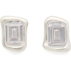 kate spade new york Molten Glass Studs(Clear/Silver)