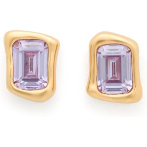 kate spade new york Molten Glass Studs(Light Amethyst)