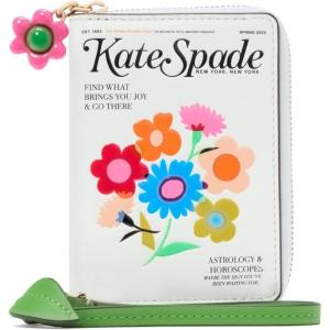 kate spade new york Novelty 3D Card Case Wristlet(Fresh Picks Floral)