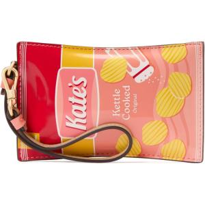 kate spade new york Novelty 3D Card Case Wristlet(Snack Time Chips)