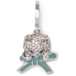 kate spade new york One in a Million Mini Charm(Clear/Silver Cat)