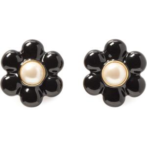 kate spade new york Petal Puff Statement Studs(Black Multi)