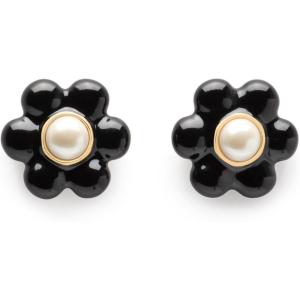 kate spade new york Petal Puff Statement Studs(Small Black Multi)