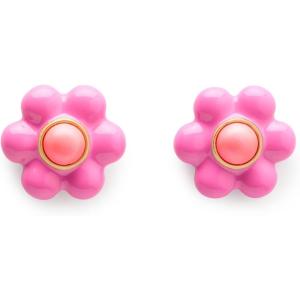 kate spade new york Petal Puff Statement Studs(Small Pink Multi)