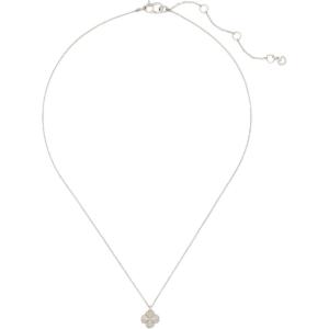 kate spade new york Spade Flower Mini Pendant(Silver)