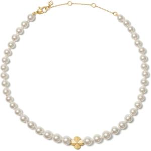 kate spade new york Spade Flower Pearl Short Necklace