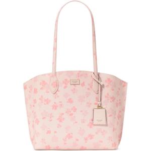 kate spade new york Suite Crossgrain Leather Large Open Tote Bag(Blush Cloud Multi)