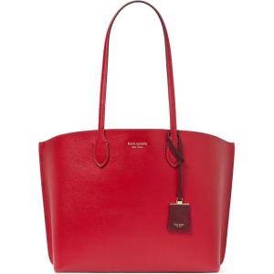 kate spade new york Suite Crossgrain Leather Large Work Tote Bag(Cherry Rogue Multi)