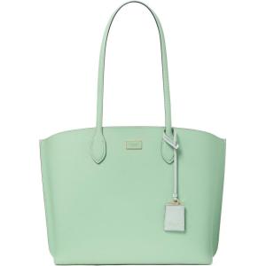 kate spade new york Suite Crossgrain Leather Large Work Tote Bag(Pistachio Ice)