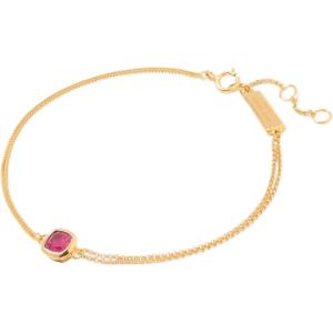 kate spade new york Time To Shine Gem Bracelet(Ruby/Gold Gem)